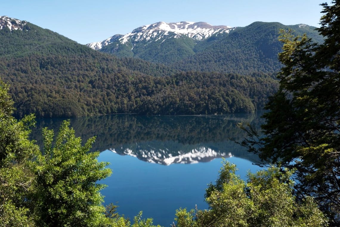 Lago Villarino en la ruta de los 7 lagos
