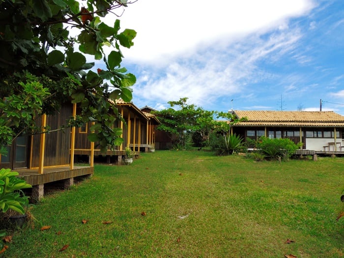 Estrutura da pousada em Santa Catarina