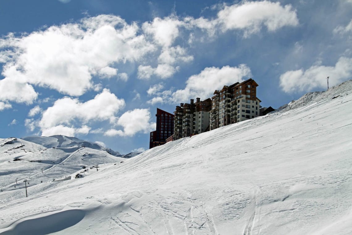 Valle Nevado, estação de esqui, Chile.