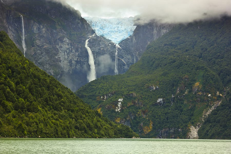 Ventisquero Colgante, Puyuhuapi, Chile.