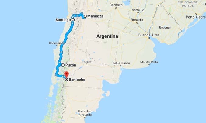 De Carro: Buenos Aires - Bariloche - América do Sul 