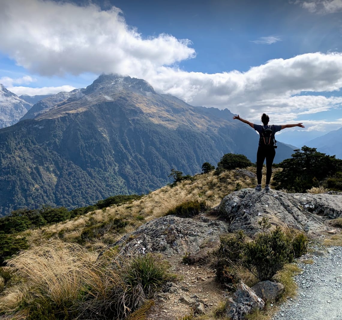 Solo female traveler in New Zealand