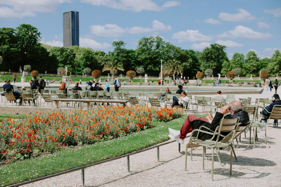 jardín en parís