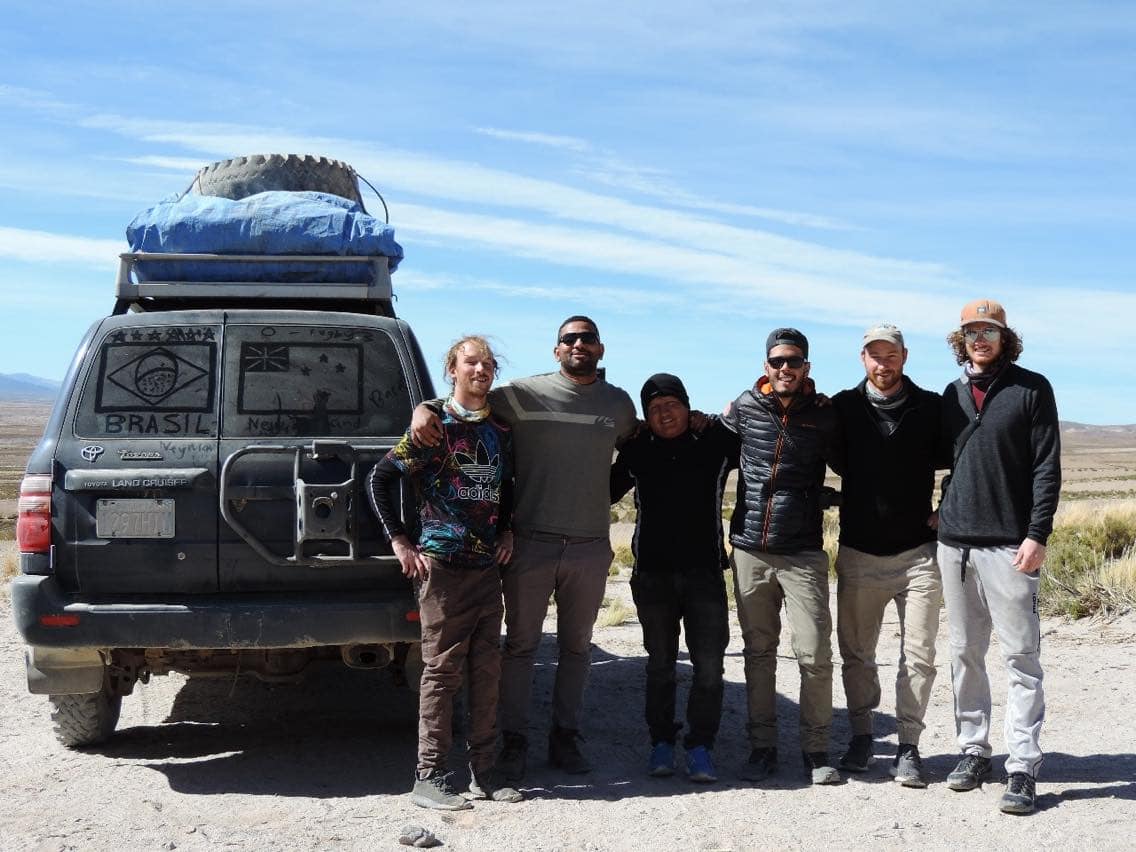 Group of travelers in my Salar de Uyuni tour