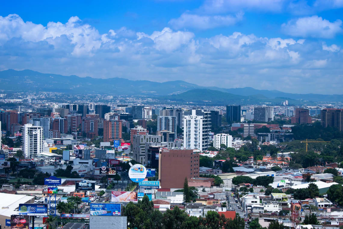 View of Guatemala City