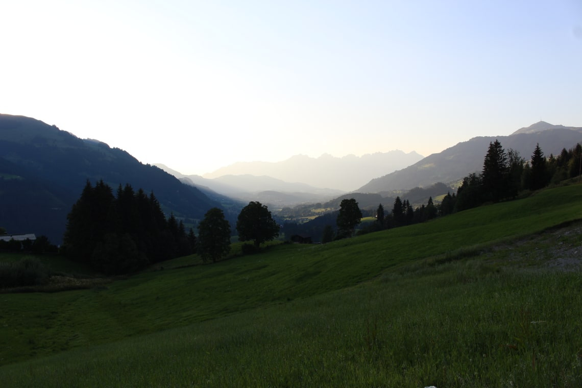 Montanha em Aurach bei Kitzbühel, Áustria