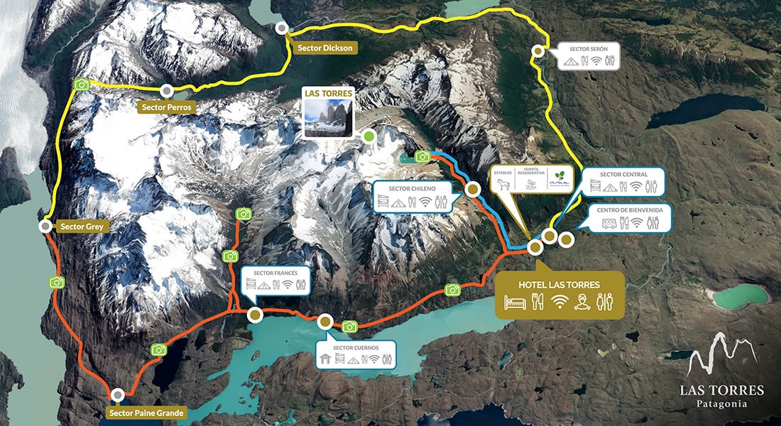 tour torres del paine circuito w