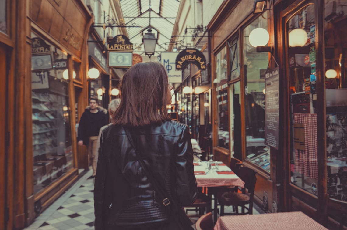 Shopping in Paris, France