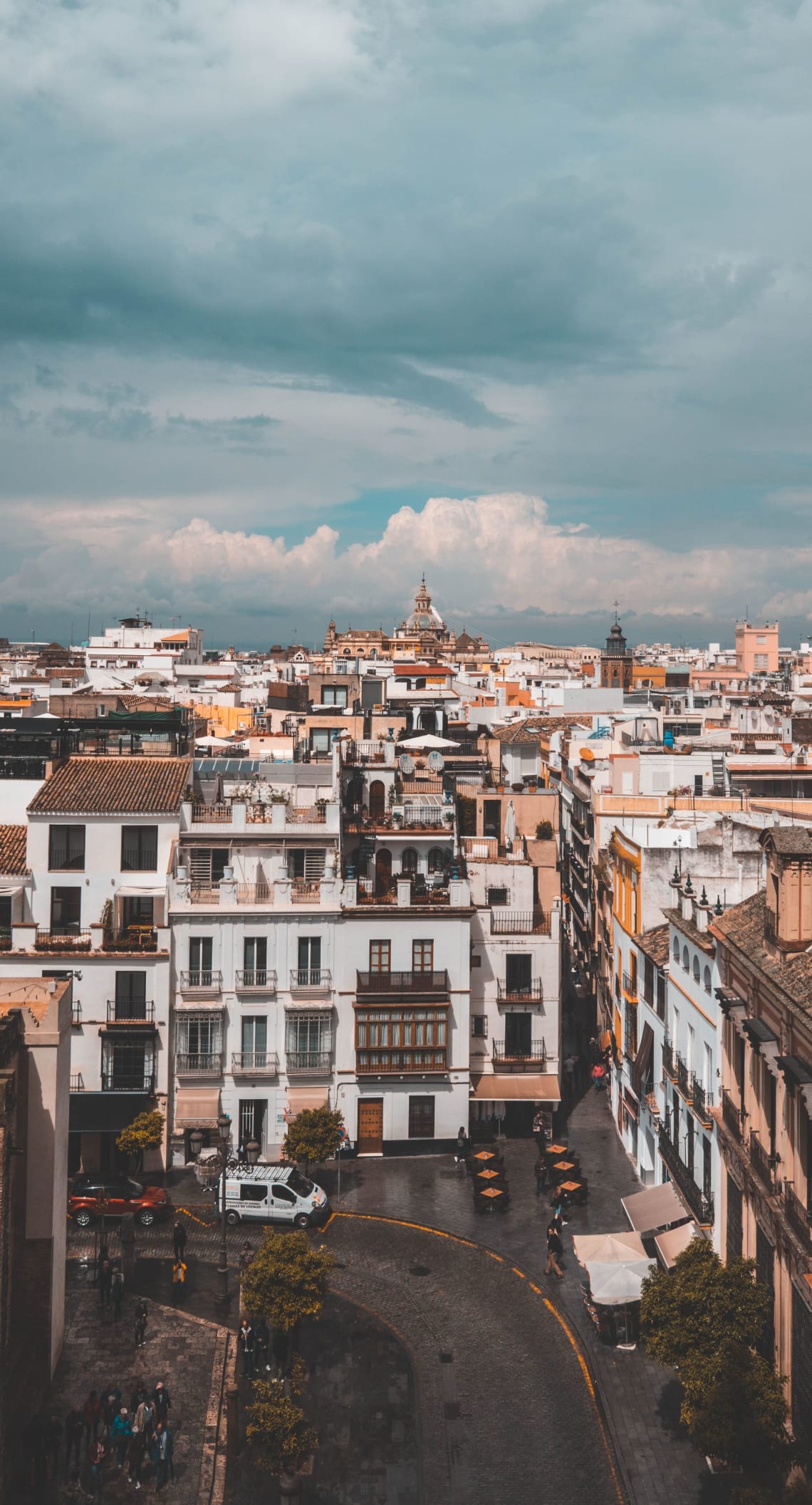 Panoramic view of Madrid, Spain