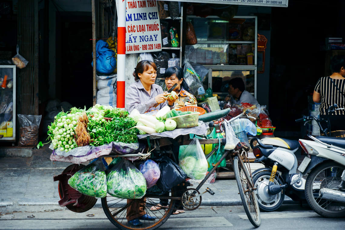 Local market, Vietnam