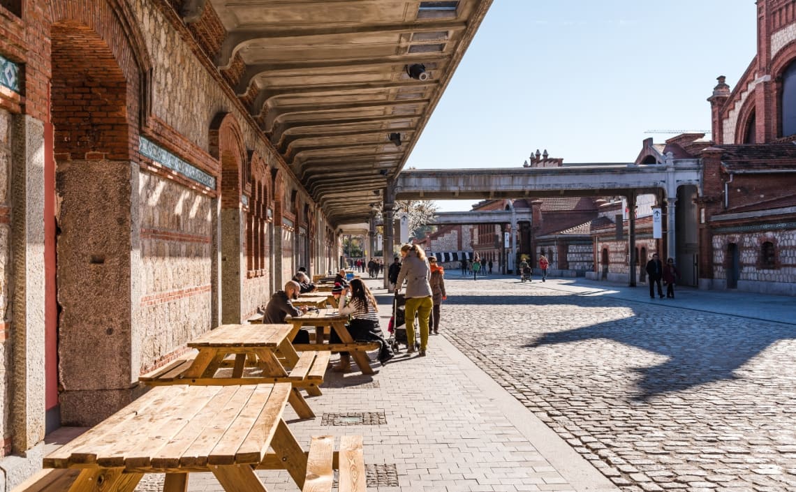 Interior del Antiguo Matadero de Madrid