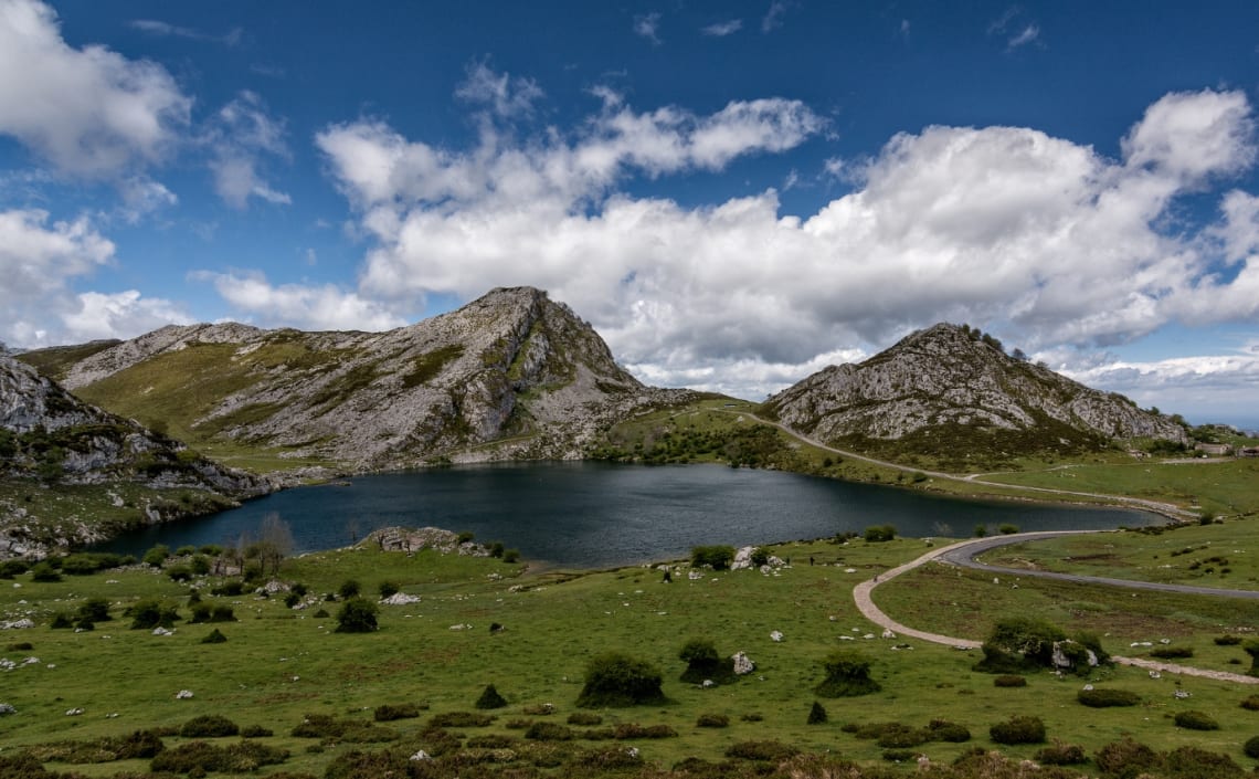 Uno de los lagos de Covadonga