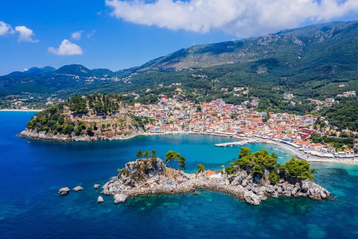 Parga island, a destination for a Greek island hopping