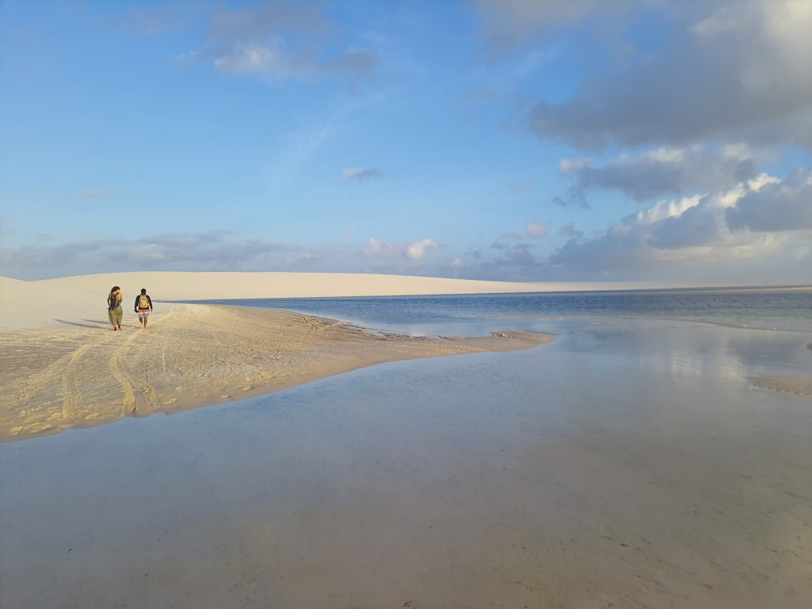 fazendo um voluntariado você consegue aproveitar muito mais os lençóis maranhenses