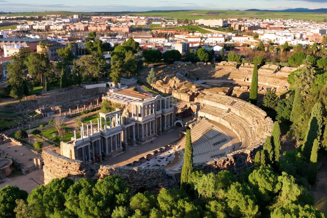 Teatro Romano en Mérida, Extremadura