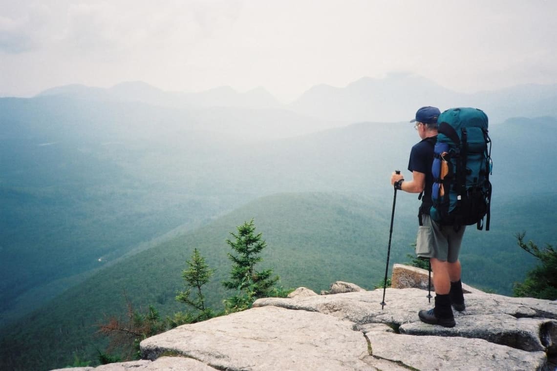 Bucket list adventures: Hiker in the Appalachian Trail