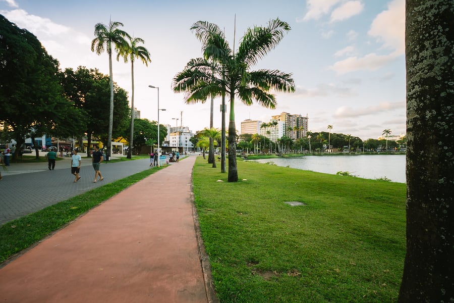 João Pessoa, na Paraíba, é conhecida como a capital verde. 