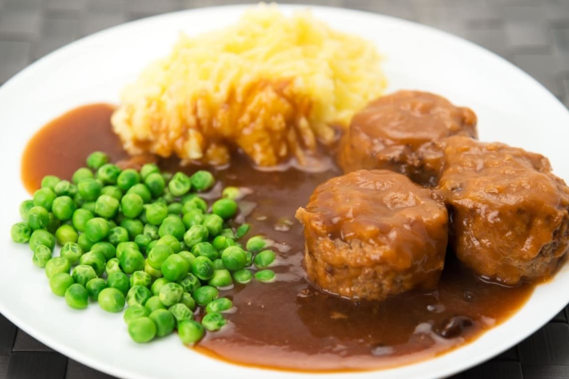 Faggots and peas: traditional food of Wales