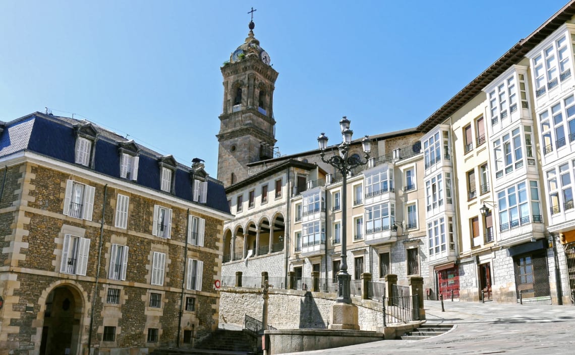 Centro histórico de Vitoria, de los mejores lugres que ver en el País Vasco