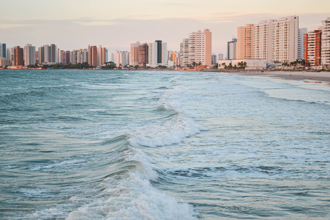 Praia Ponta d'Areia em São Luís