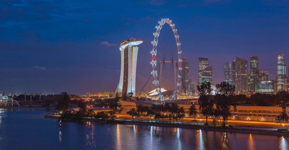 Mega guía para viajar a Singapur - Worldpackers- vista de la ciudad de Singapur 