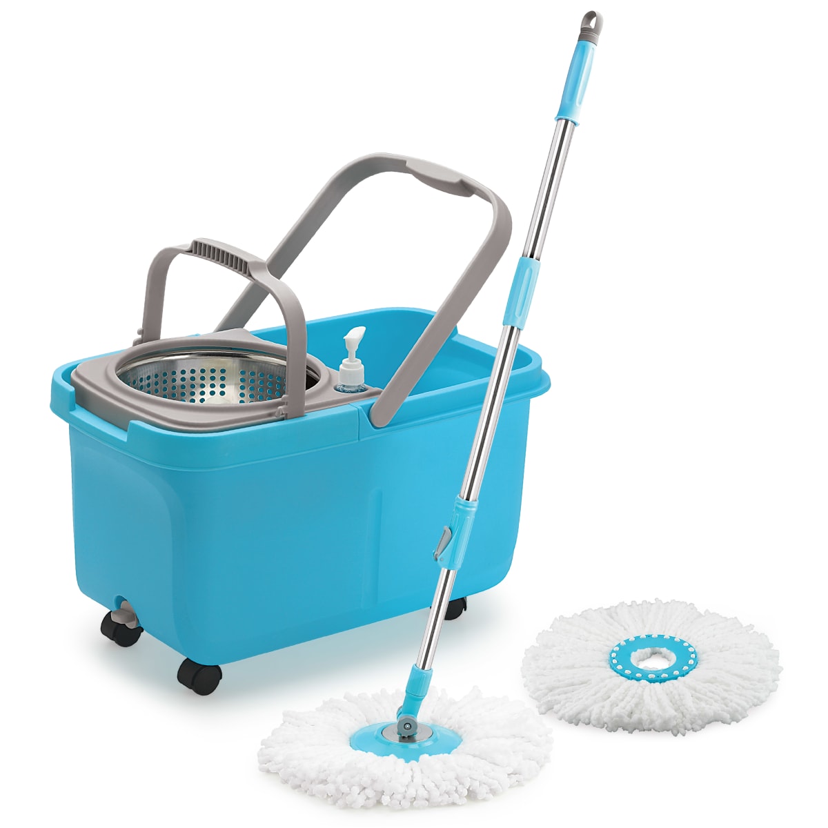 Wotra Cleaning Products Brand! - Buy SpinWave mopping with 2 mop head- S335