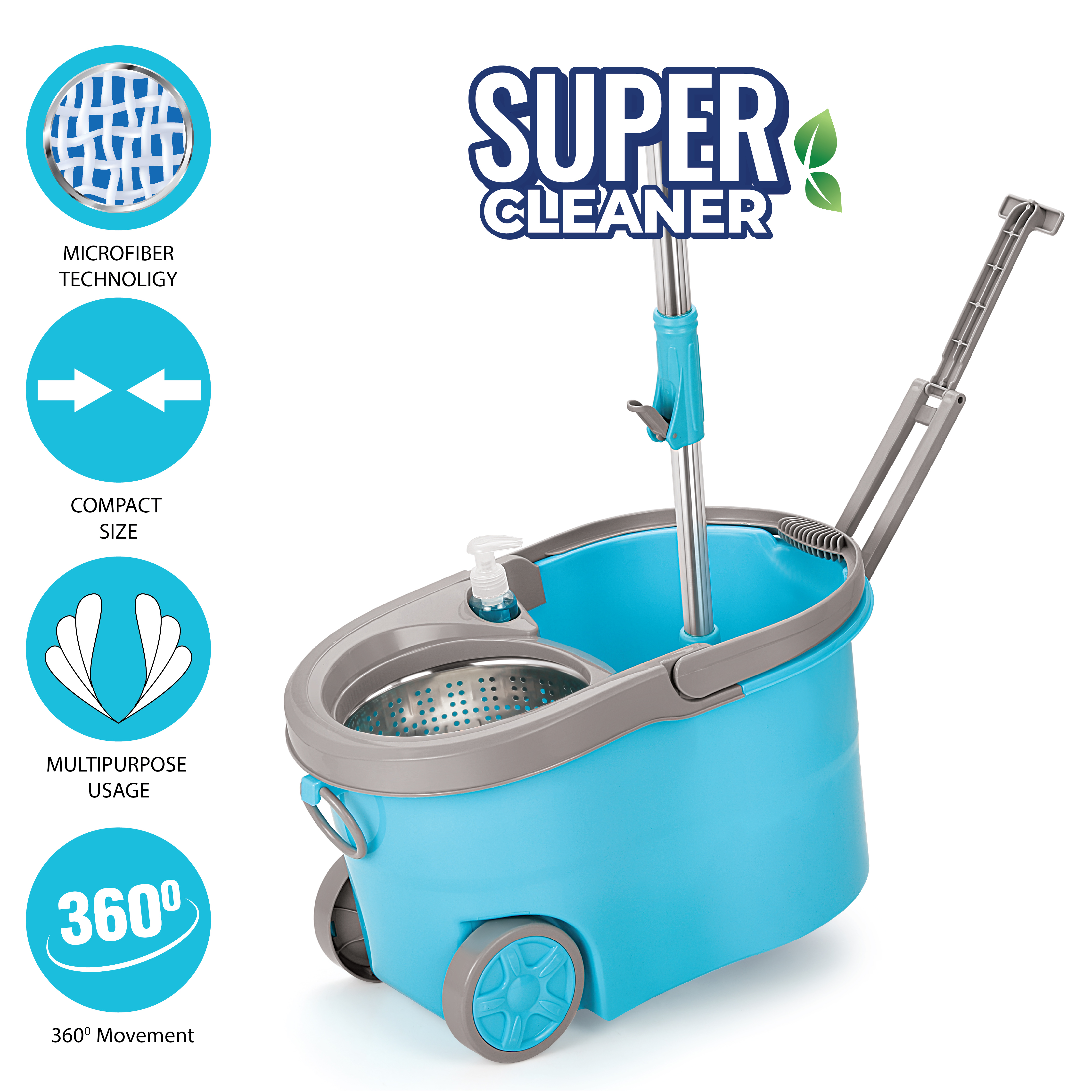 Wotra S330 EasyWring Mop Bucket Set