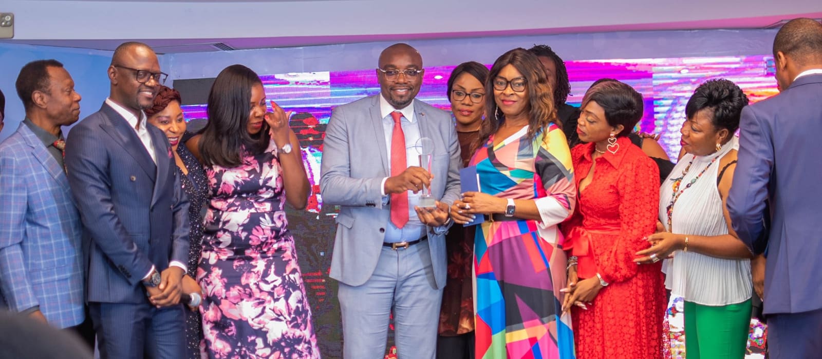 Winners on stage at The Corporate Awards Cameroon 2022
