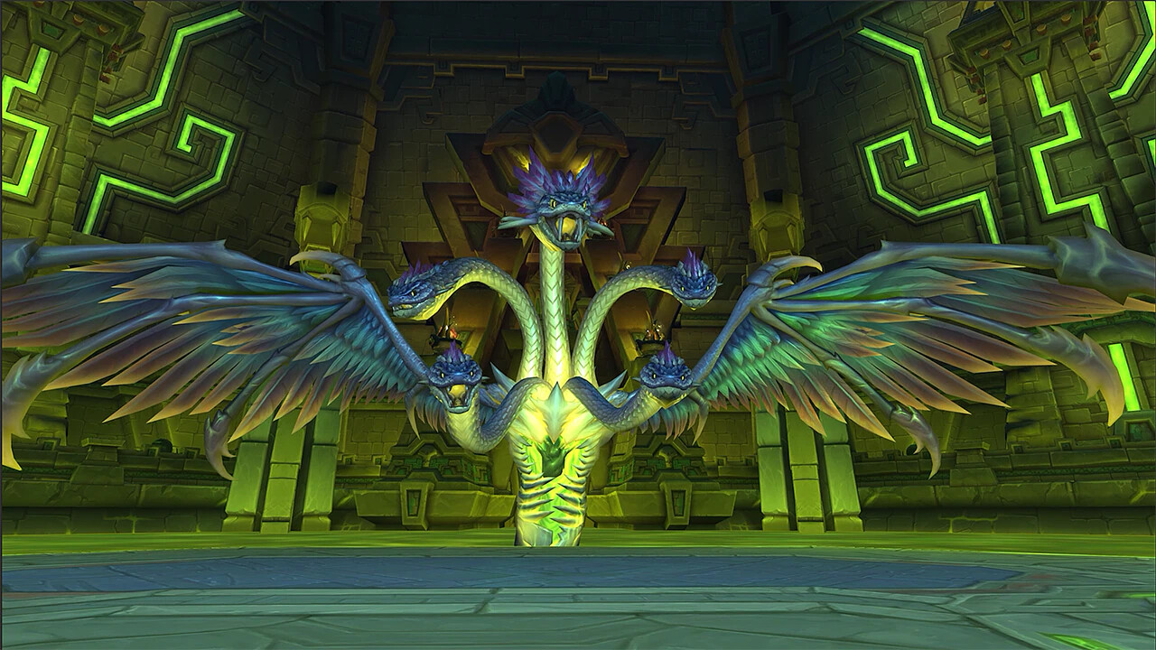 Ula'tek inside The Venomous Abyss raid on the Patch 12.1 PTR
