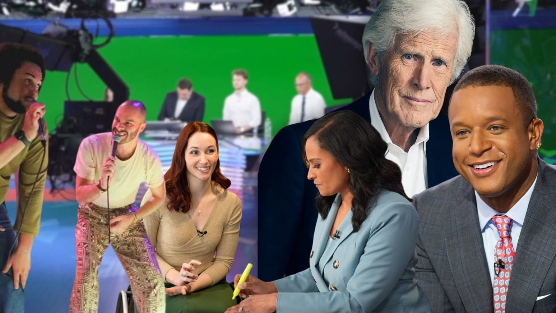 Illustration of subjects of previous NBCU Academy videos and articles