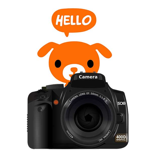 Saying hello behind the camera to get baby attention.