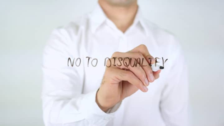 Rules that can disqualified from contest.