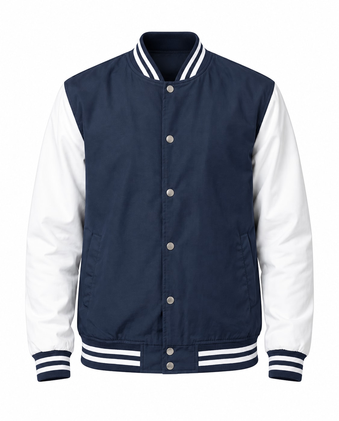 Lightweight Cotton Varsity Jacket, front view