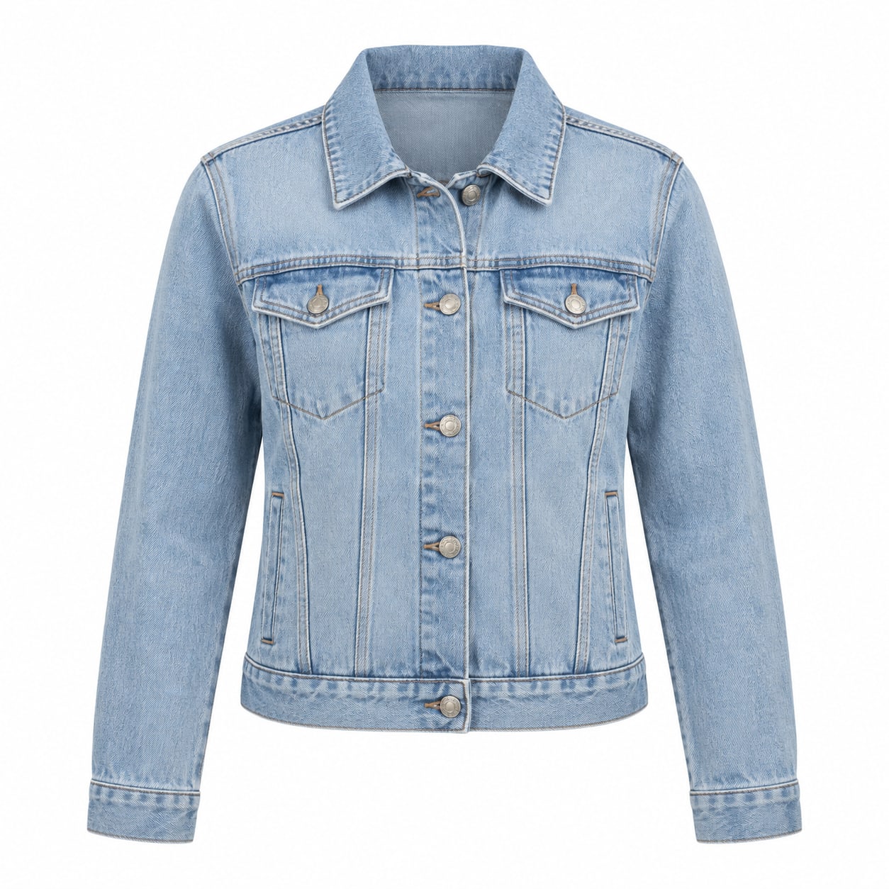 Embroidered Mrs Denim Jacket, front view