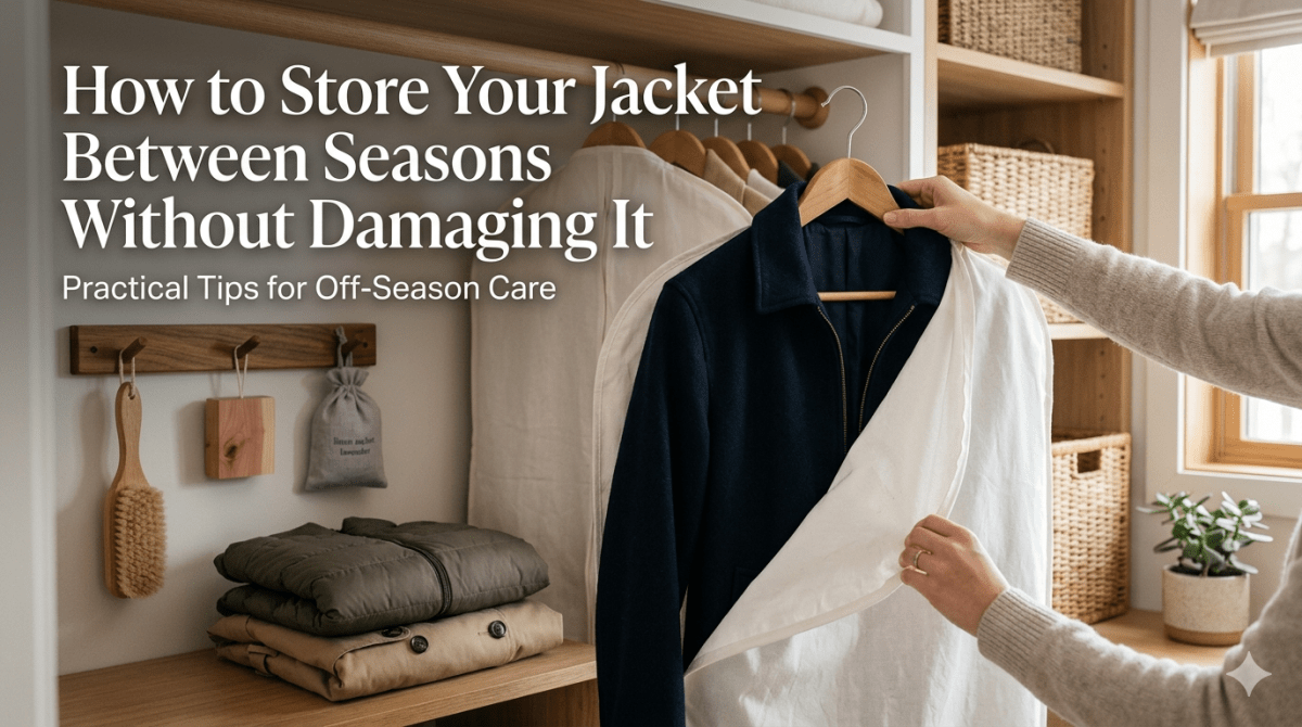 How to Store Your Jacket Between Seasons Without Damaging It