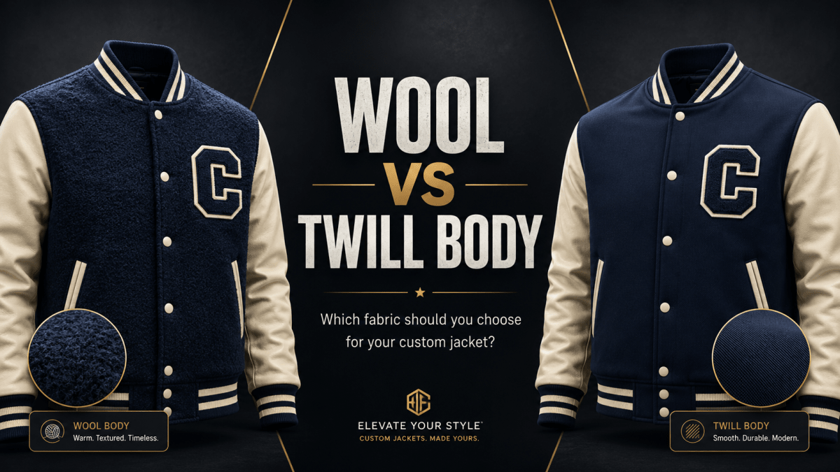 Wool vs Twill Body: Which Fabric Should You Choose for Your Custom Jacket?