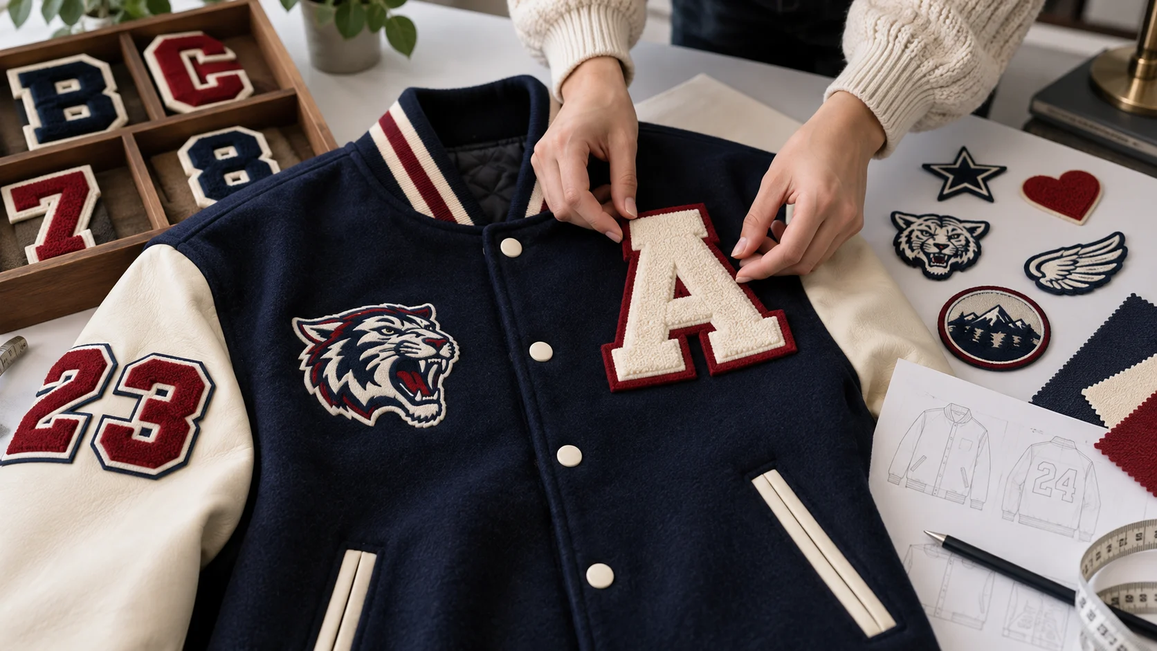 What to Put on a Varsity Jacket: Names, Numbers, Logos & Patches