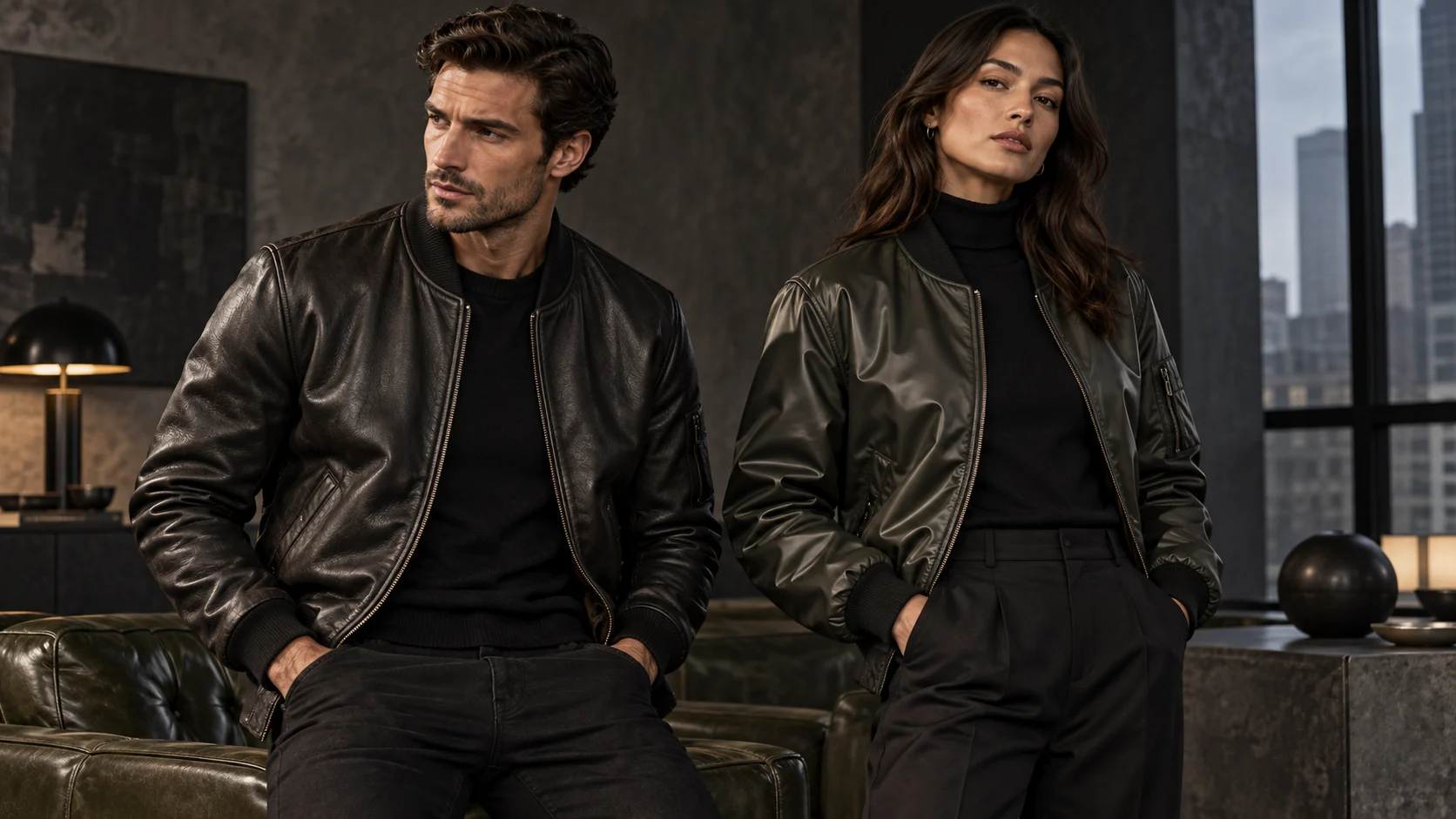 How to Choose Between Leather and Coated Bomber Jackets