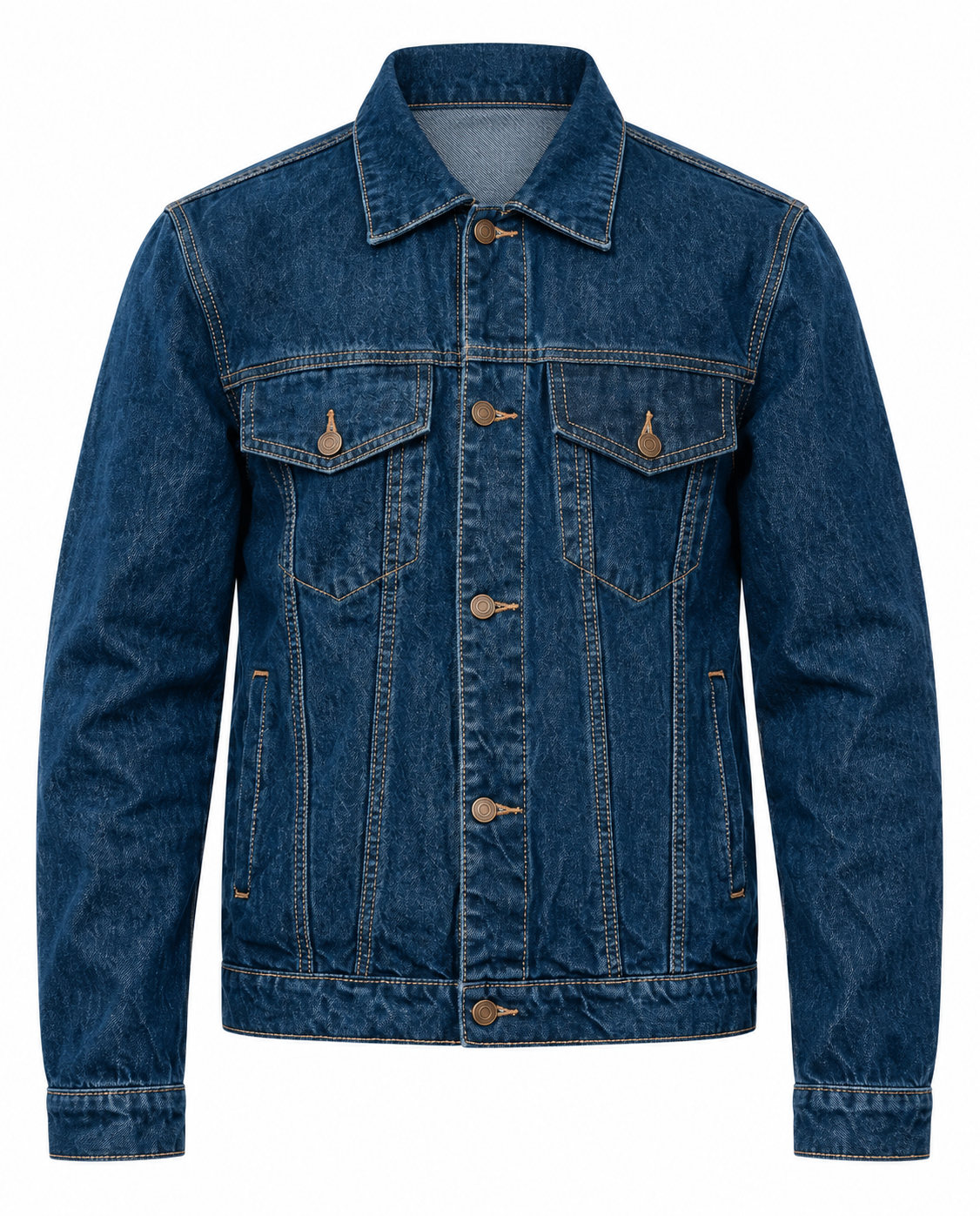 Denim Jacket For Mens And Women Front View