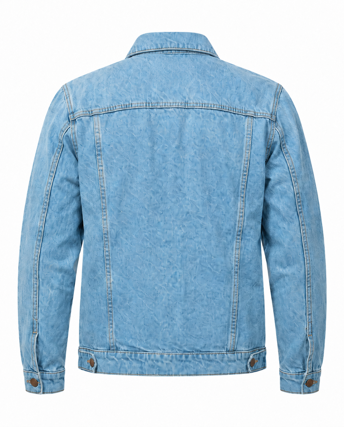 Custom Denim Jacket For Mens Back View