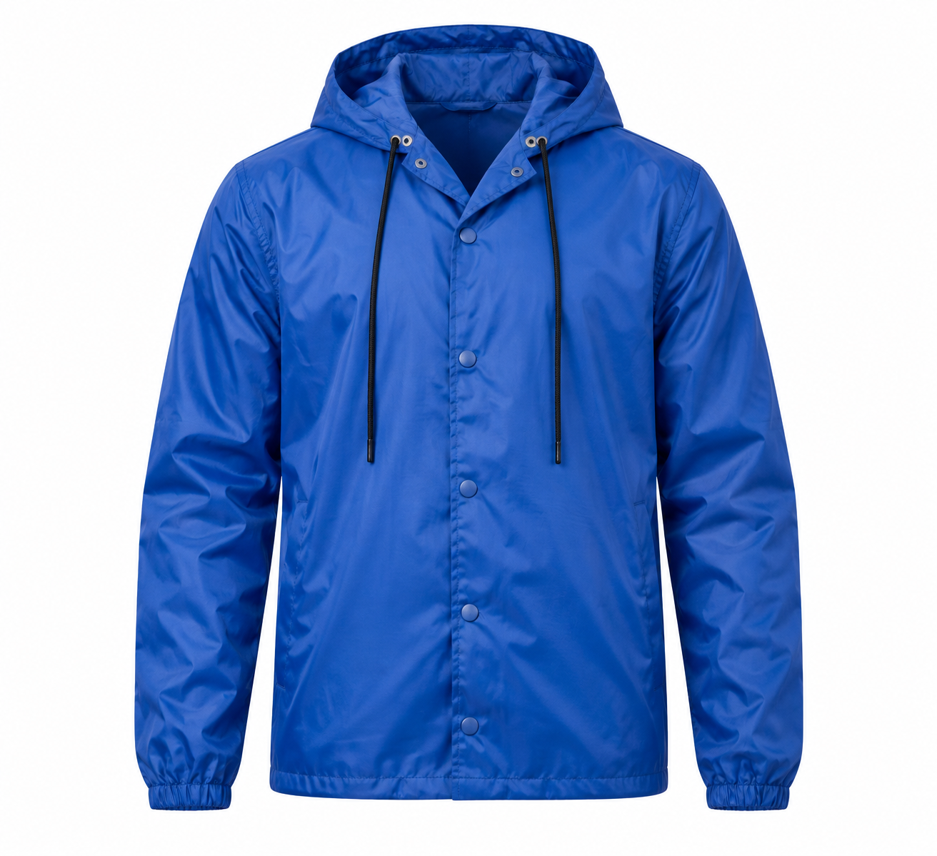 Royal Blue Coach Jacket For Men And Women Front View