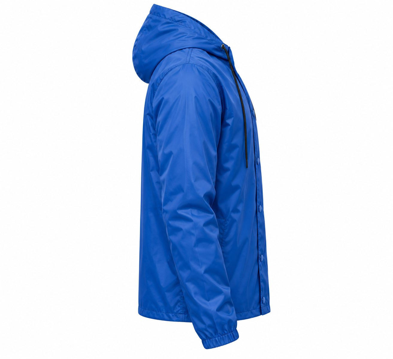 Royal Blue Coach Jacket For Men And Women Right Sleeve View
