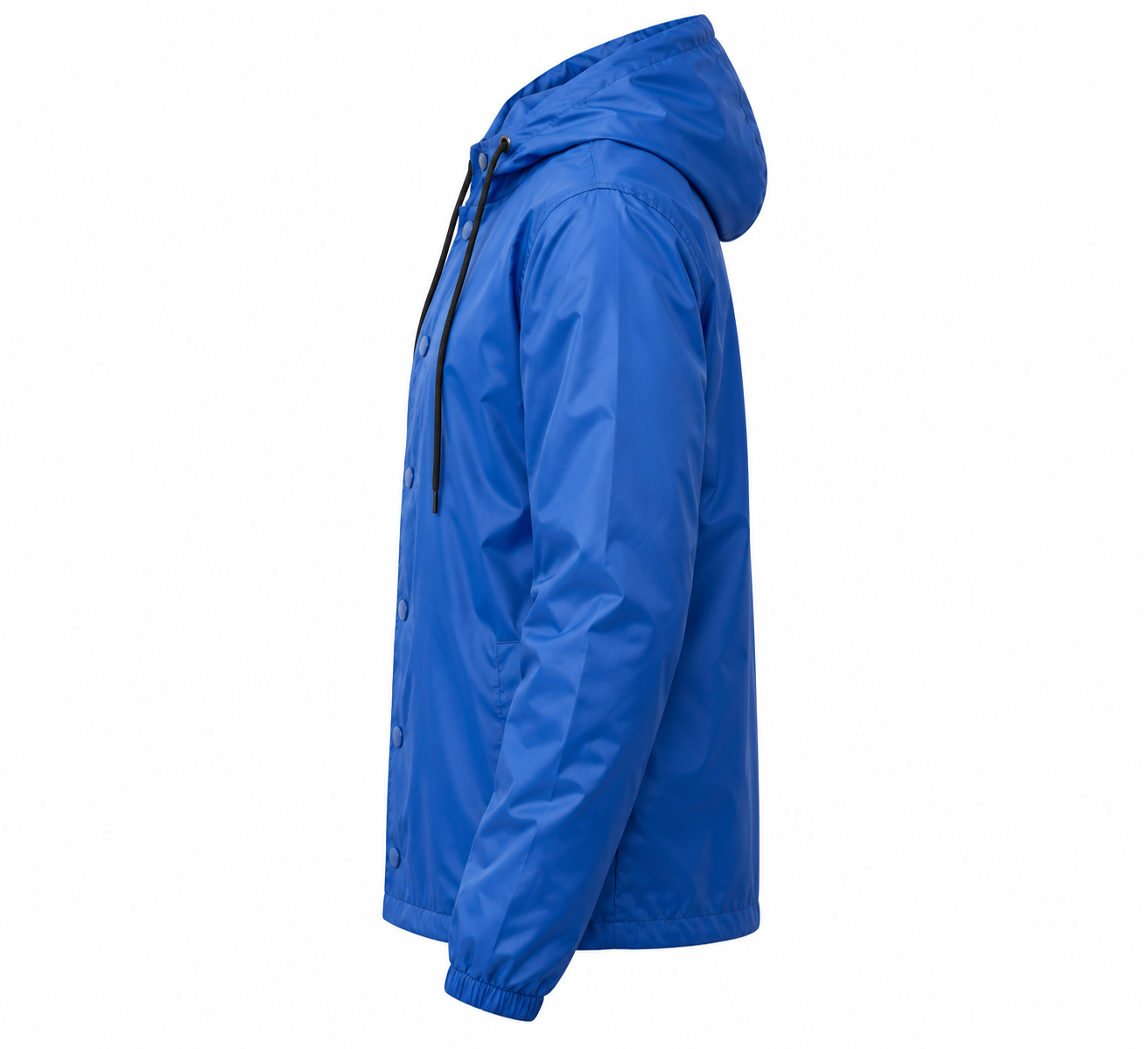 Royal Blue Coach Jacket For Men And Women Left Sleeve View