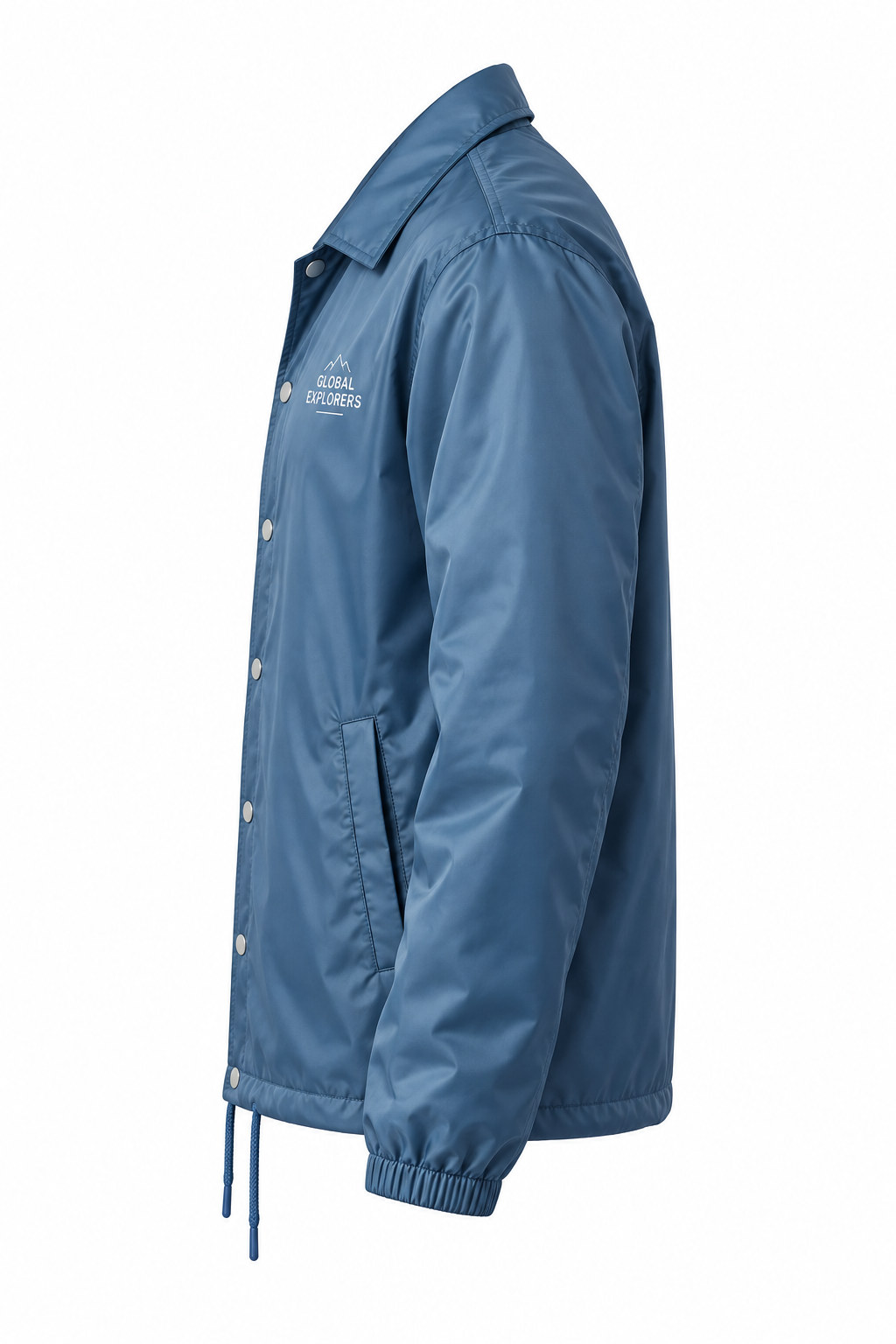 Screen Print Coach Jacket Left Sleeve View