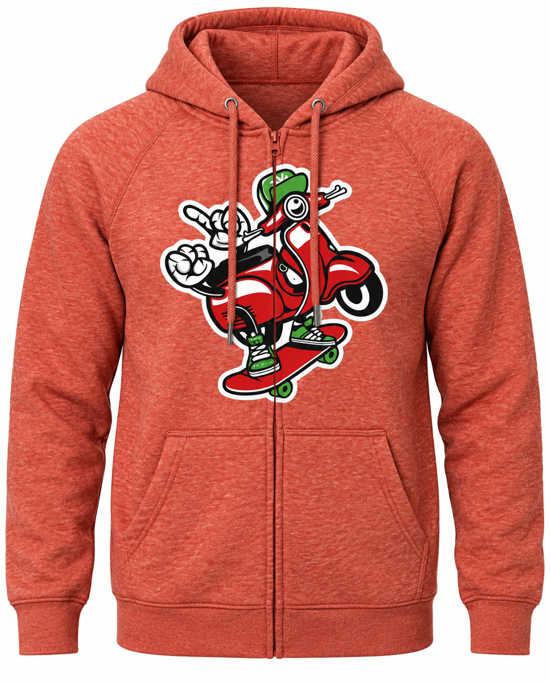 Dtf Print On Hoodie Front View