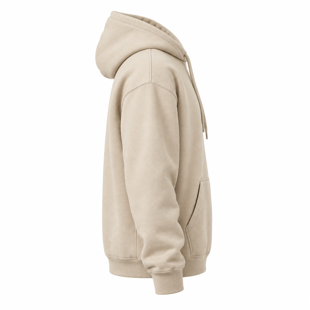 Embroidered Name Hoodie, Old English Style - right side view