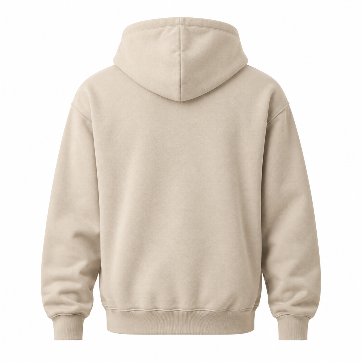 Embroidered Portrait Hoodie from Your Photo - back view