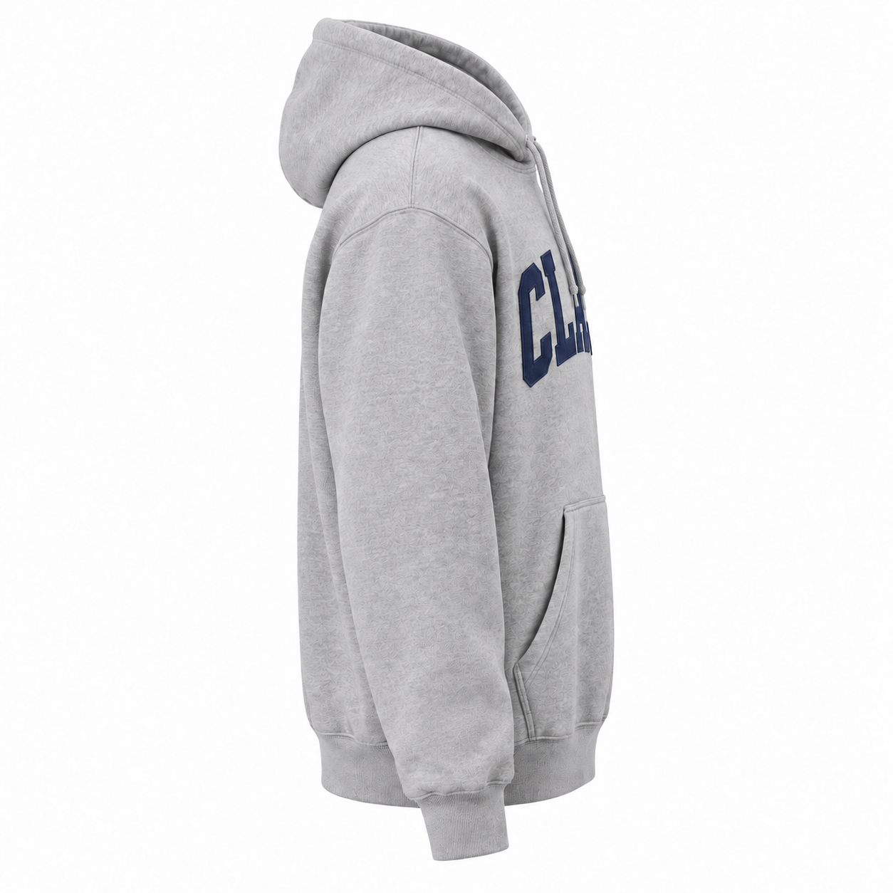 Graduation Hoodie with Applique Letters - right side view