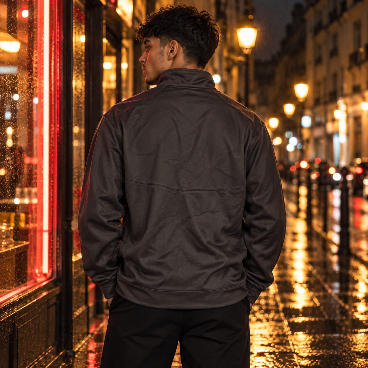 Chaqueta Fila gris oscuro, segunda vista