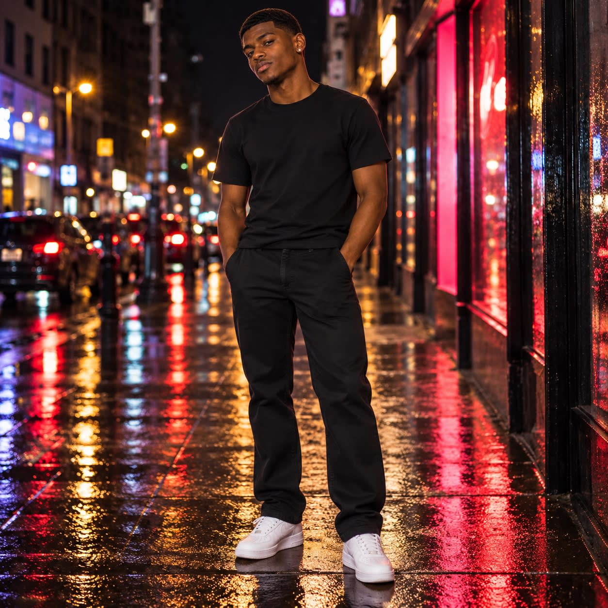 Pantalón Dockers negro, vista principal